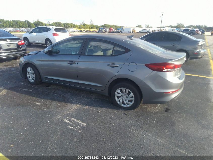 2017 HYUNDAI ELANTRA SE KMHD74LF9HU073288