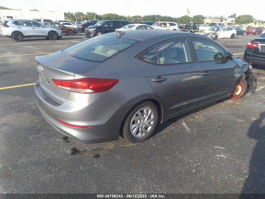 2017 HYUNDAI ELANTRA SE KMHD74LF9HU073288