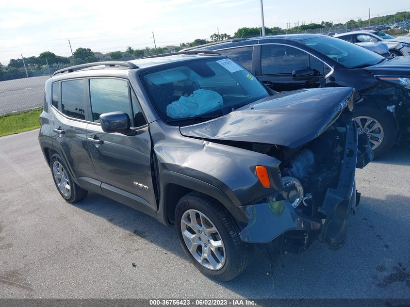 VIN ZACCJABB5HPF51996 2017 JEEP RENEGADE LATITUDE
