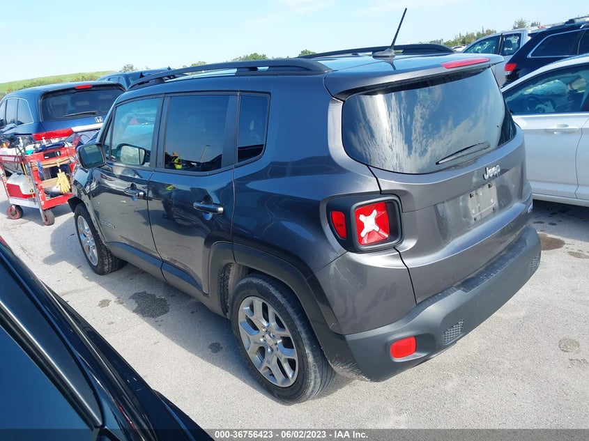 VIN ZACCJABB5HPF51996 2017 JEEP RENEGADE LATITUDE