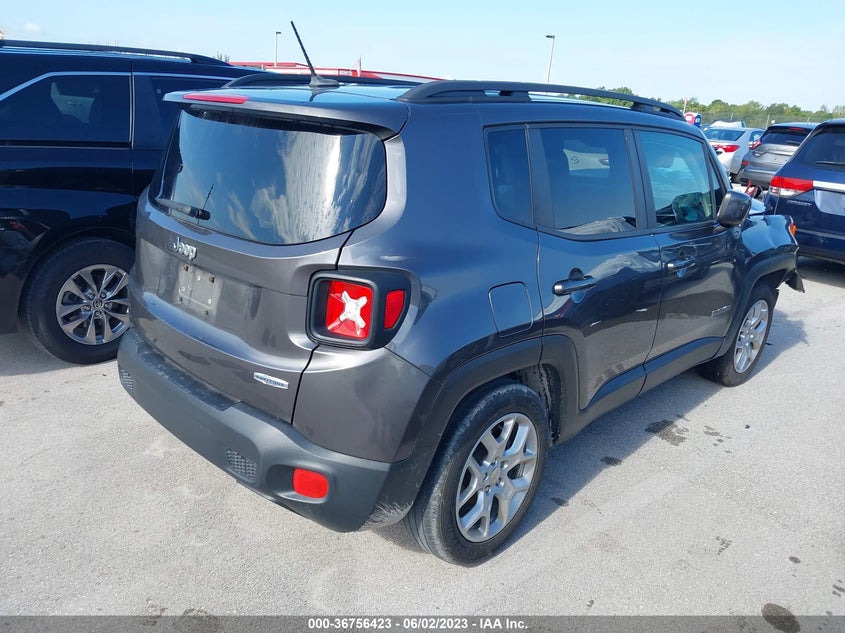 VIN ZACCJABB5HPF51996 2017 JEEP RENEGADE LATITUDE