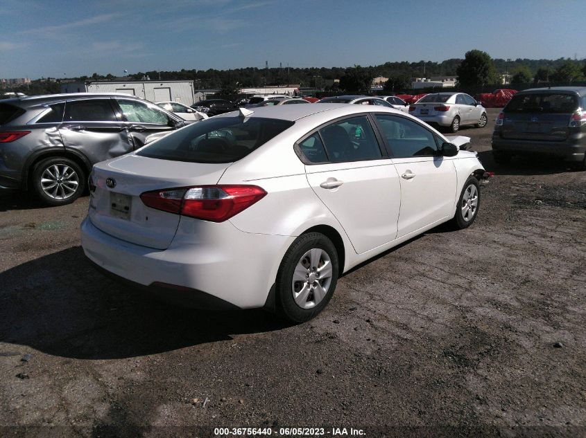 2014 KIA FORTE LX - KNAFK4A68E5062249