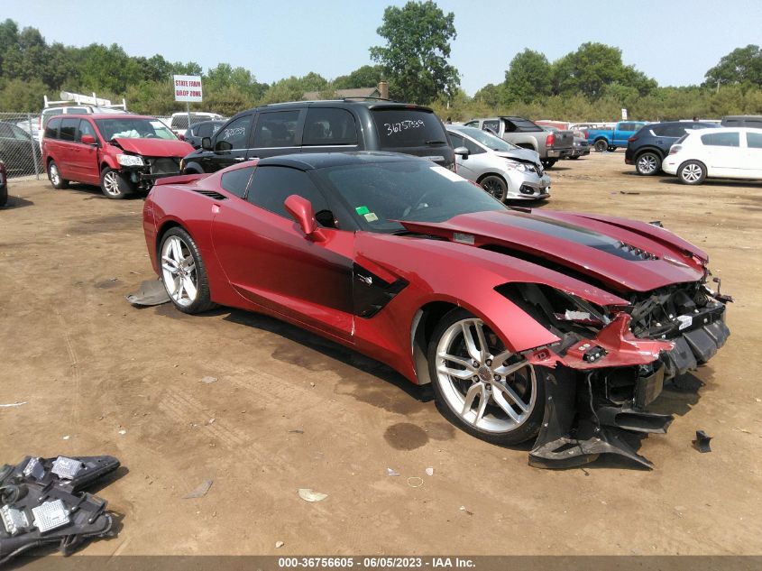 2014 CHEVROLET CORVETTE STINGRAY Z51 1LT - 1G1YH2D78E5101501
