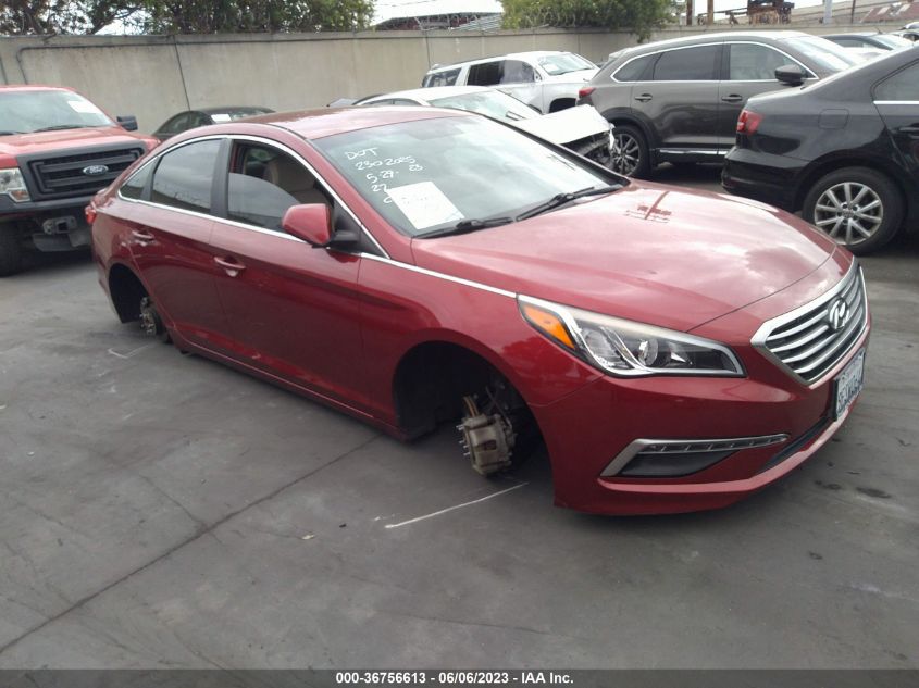 2015 HYUNDAI SONATA 2.4L SE - 5NPE24AF8FH001161