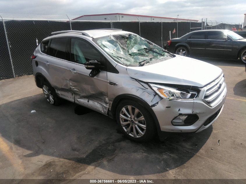 2017 FORD ESCAPE TITANIUM - 1FMCU9J99HUE83524