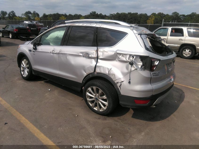 2017 FORD ESCAPE TITANIUM - 1FMCU9J99HUE83524