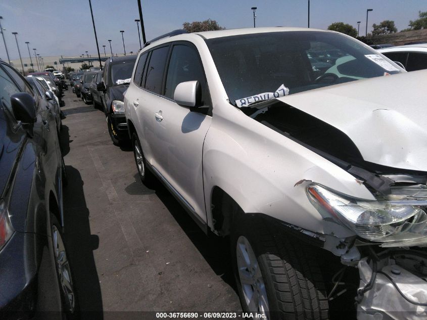 2013 TOYOTA HIGHLANDER - 5TDBK3EHXDS218114
