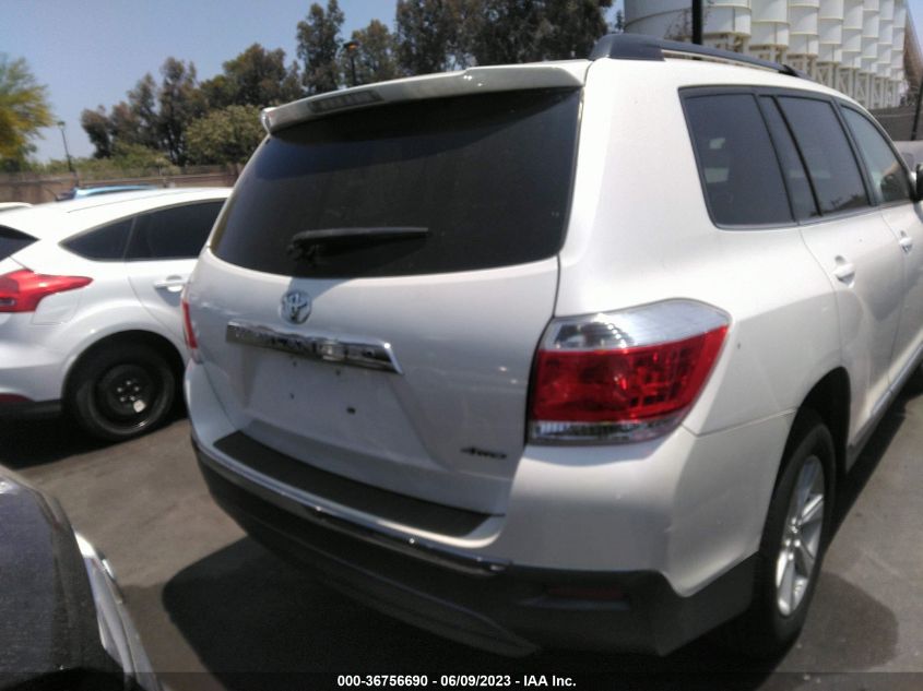2013 TOYOTA HIGHLANDER - 5TDBK3EHXDS218114