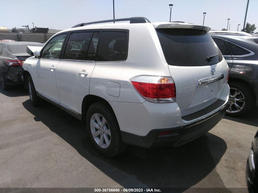 2013 TOYOTA HIGHLANDER - 5TDBK3EHXDS218114