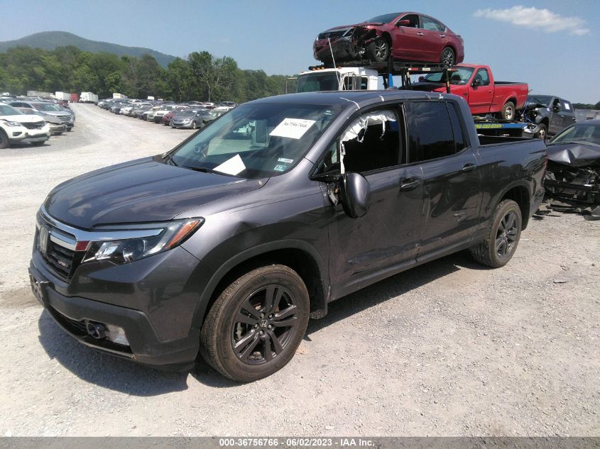 2020 HONDA RIDGELINE SPORT - 5FPYK3F15LB017405