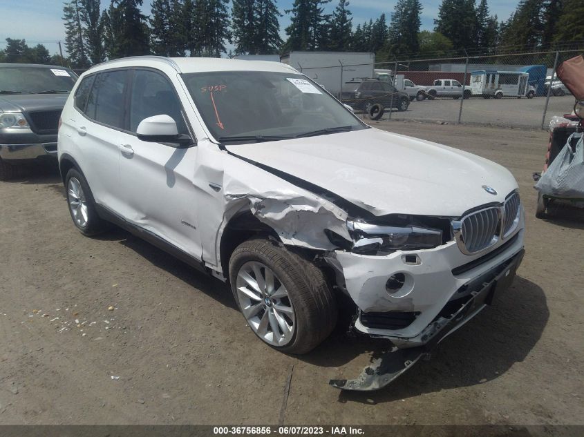 2017 BMW X3 XDRIVE28I - 5UXWX9C36H0T16335