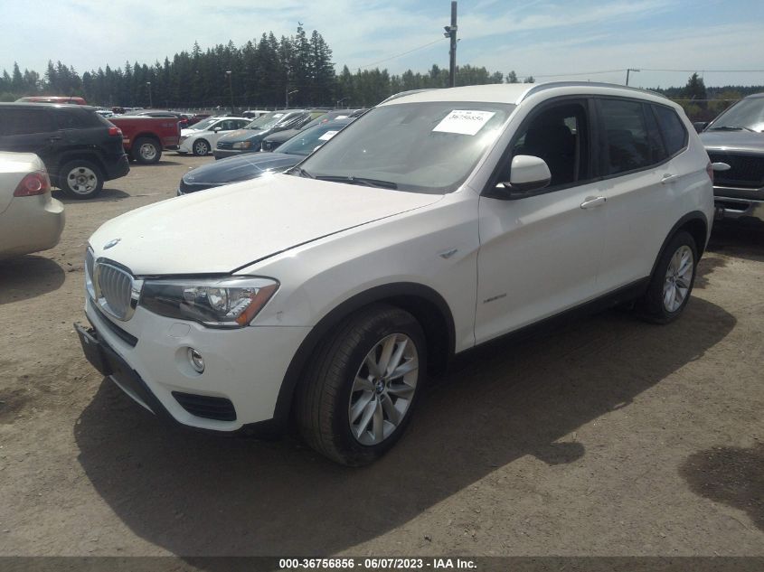 2017 BMW X3 XDRIVE28I - 5UXWX9C36H0T16335