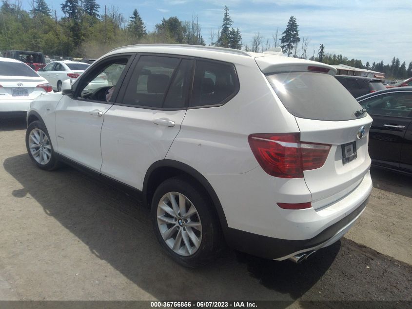 2017 BMW X3 XDRIVE28I - 5UXWX9C36H0T16335