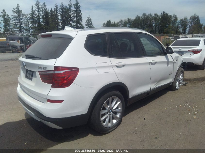 2017 BMW X3 XDRIVE28I - 5UXWX9C36H0T16335