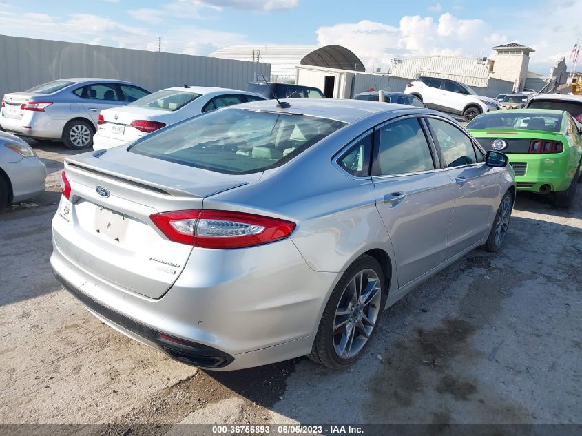 2016 FORD FUSION TITANIUM - 3FA6P0K93GR224106