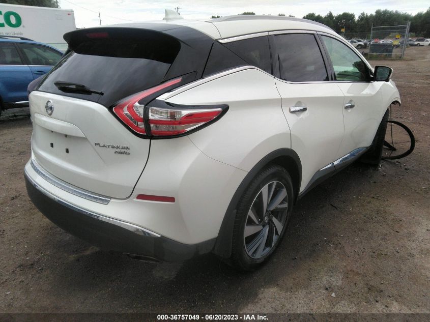 2018 NISSAN MURANO PLATINUM - 5N1AZ2MHXJN184756