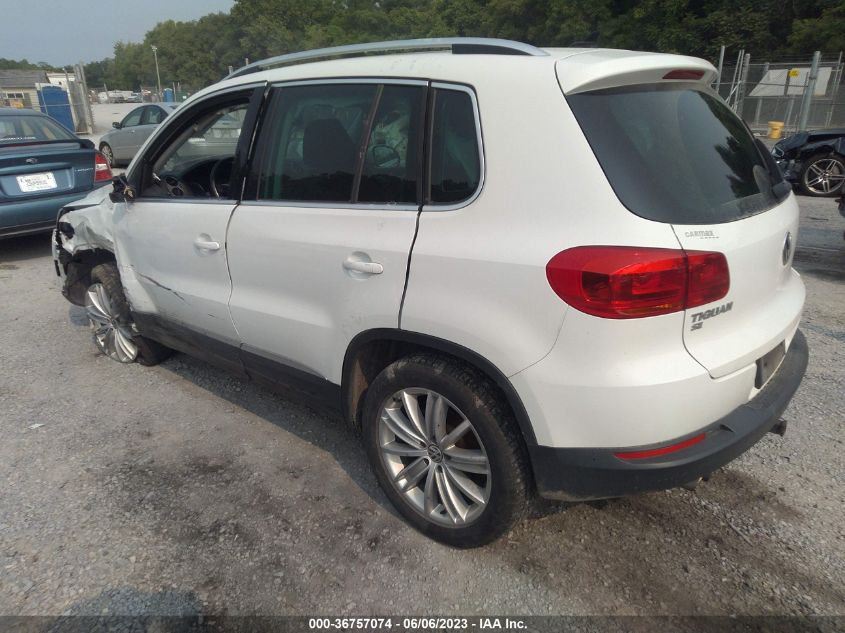 2016 VOLKSWAGEN TIGUAN SE - WVGBV7AXXGW579547