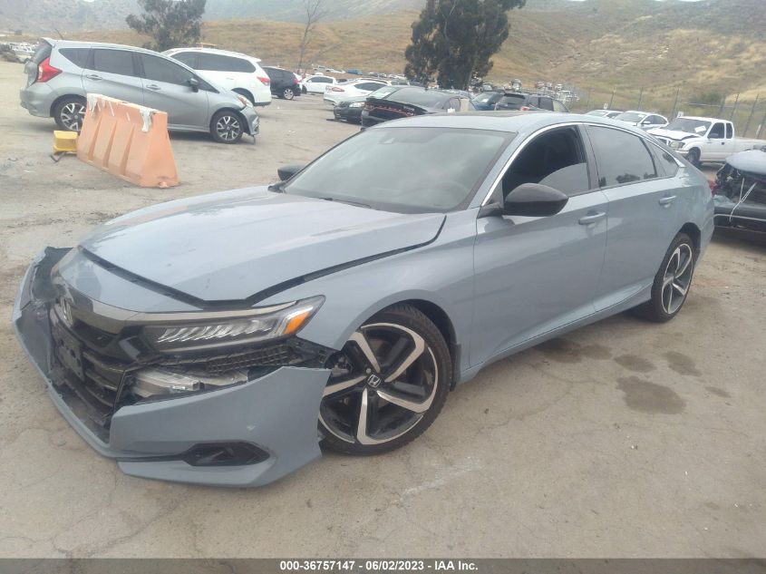 2021 HONDA ACCORD SEDAN SPORT - 1HGCV2F3XMA031124