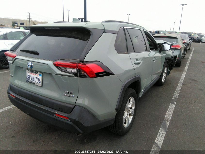 2019 TOYOTA RAV4 HYBRID XLE - JTMRWRFV0KD010634