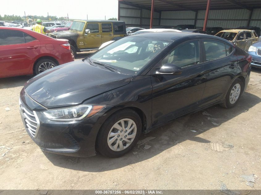 2017 HYUNDAI ELANTRA SE - KMHD74LF9HU357911