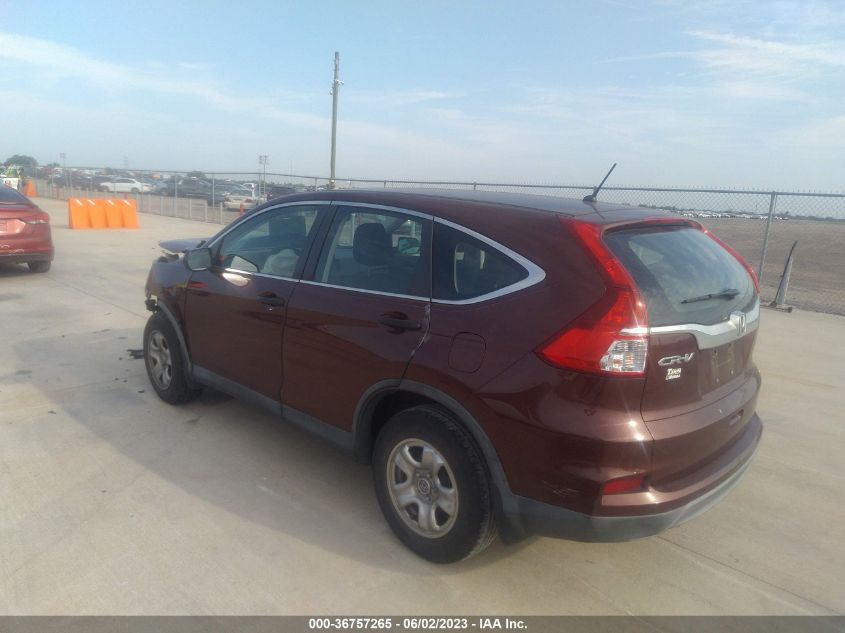 2015 HONDA CR-V LX - 3CZRM3H3XFG707553