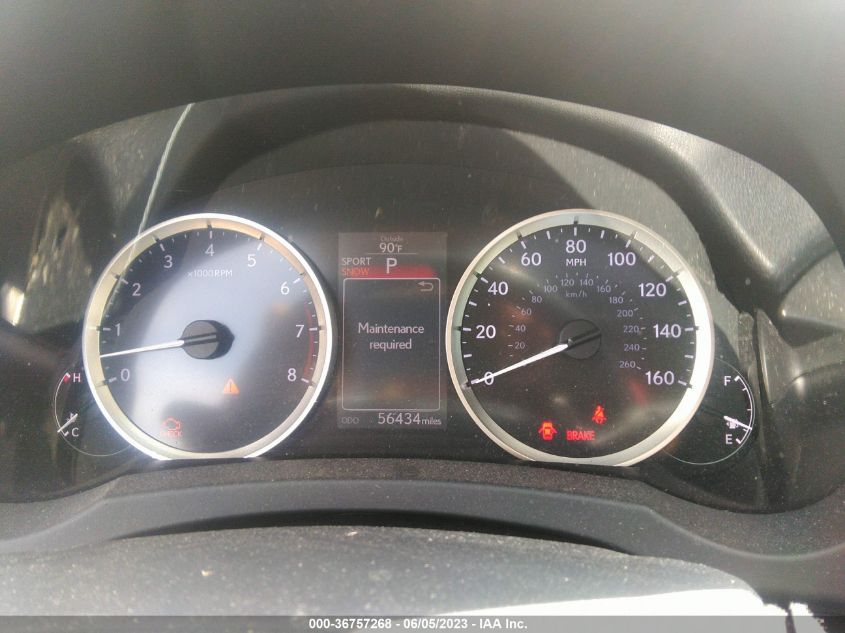 2016 LEXUS IS 300 JTHCM1D29G5010248