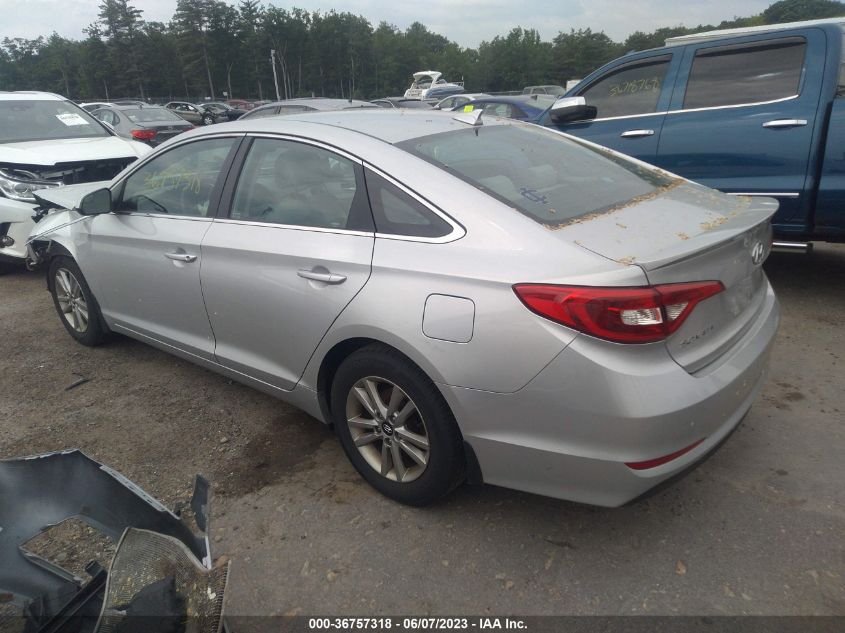 2015 HYUNDAI SONATA 2.4L SE - 5NPE24AF5FH219073