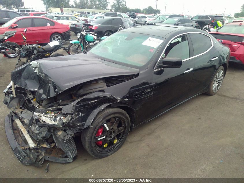 2014 MASERATI GHIBLI S Q4 ZAM57RTAXE1126132