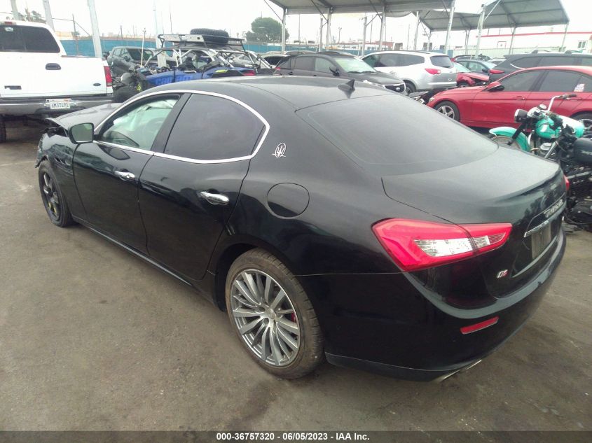 2014 MASERATI GHIBLI S Q4 ZAM57RTAXE1126132