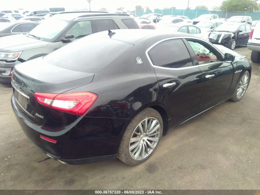 2014 MASERATI GHIBLI S Q4 ZAM57RTAXE1126132