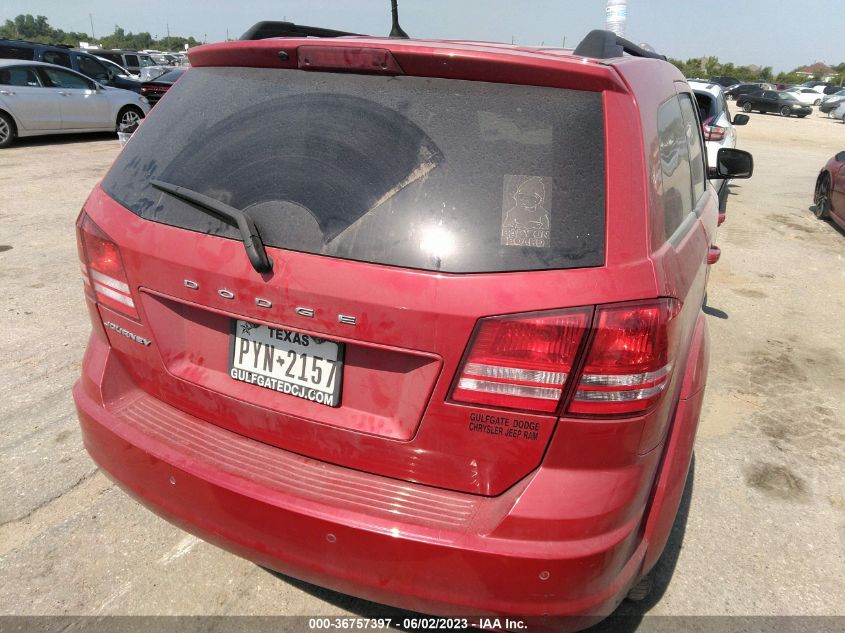 2020 DODGE JOURNEY SE VALUE - 3C4PDCAB1LT237219