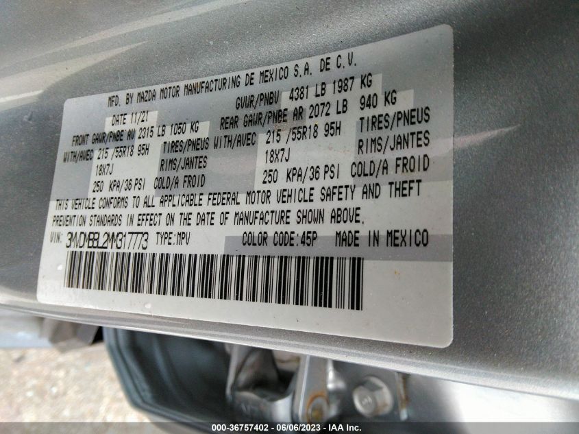 2021 MAZDA CX-30 SELECT - 3MVDMBBL2MM317773