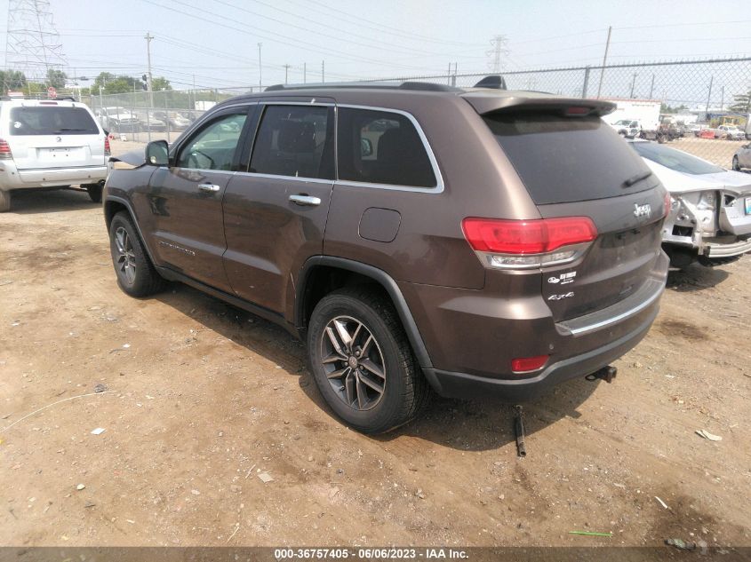 2017 JEEP GRAND CHEROKEE LIMITED - 1C4RJFBG7HC911535