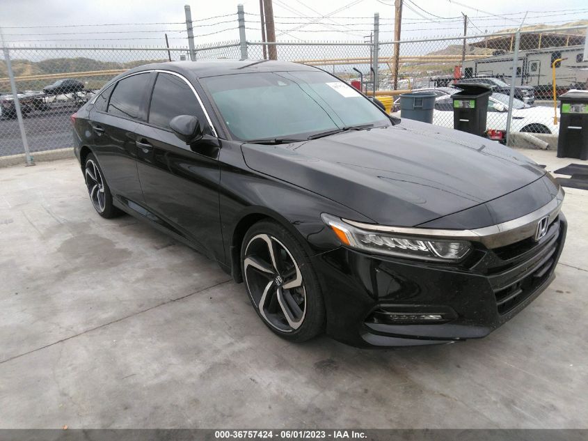 2019 HONDA ACCORD SEDAN SPORT 1.5T - 1HGCV1F38KA143444