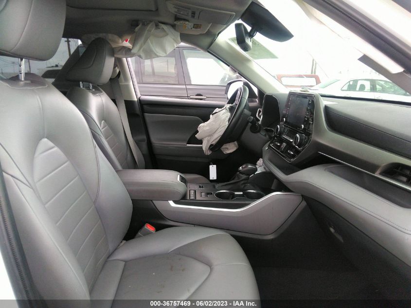 2021 TOYOTA HIGHLANDER XLE - 5TDHZRAH5MS036206