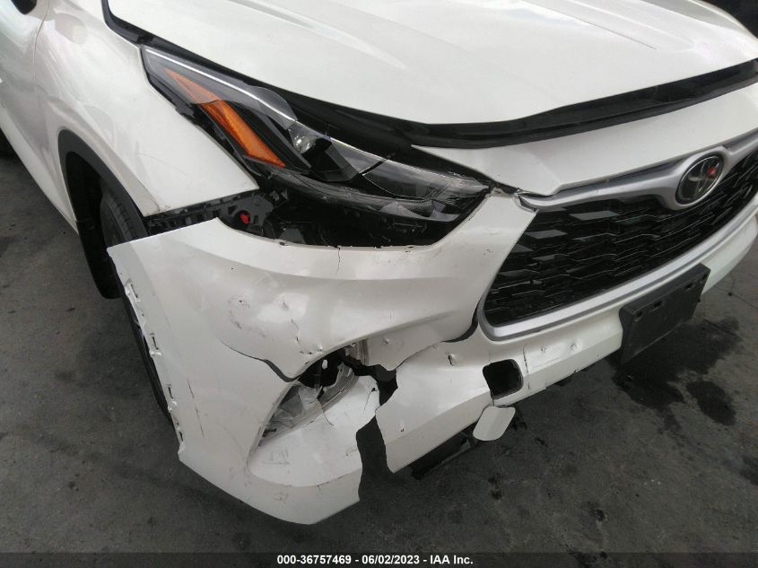 2021 TOYOTA HIGHLANDER XLE - 5TDHZRAH5MS036206