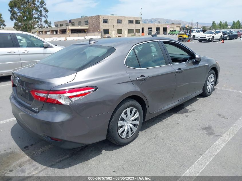 2019 TOYOTA CAMRY HYBRID - 4T1B31HK8KU517047