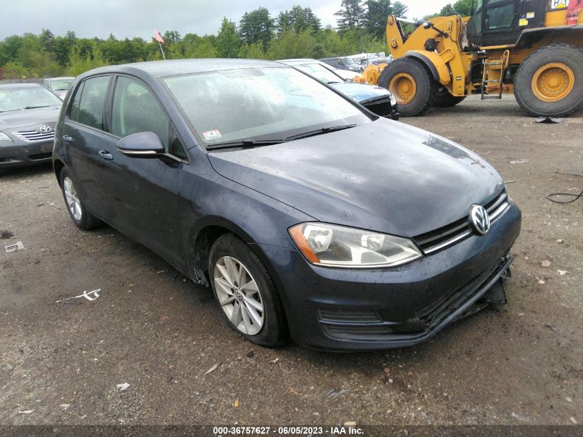 2016 VOLKSWAGEN GOLF TSI S - 3VW117AU4GM029159
