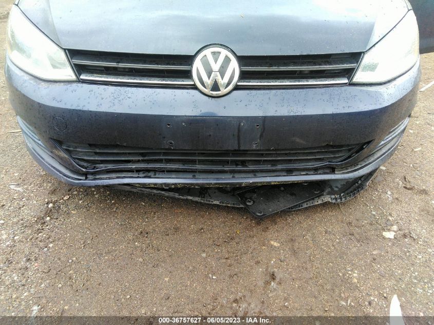 2016 VOLKSWAGEN GOLF TSI S - 3VW117AU4GM029159