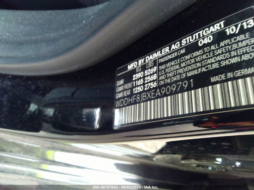 2014 MERCEDES-BENZ E-CLASS E 350 - WDDHF8JBXEA909791