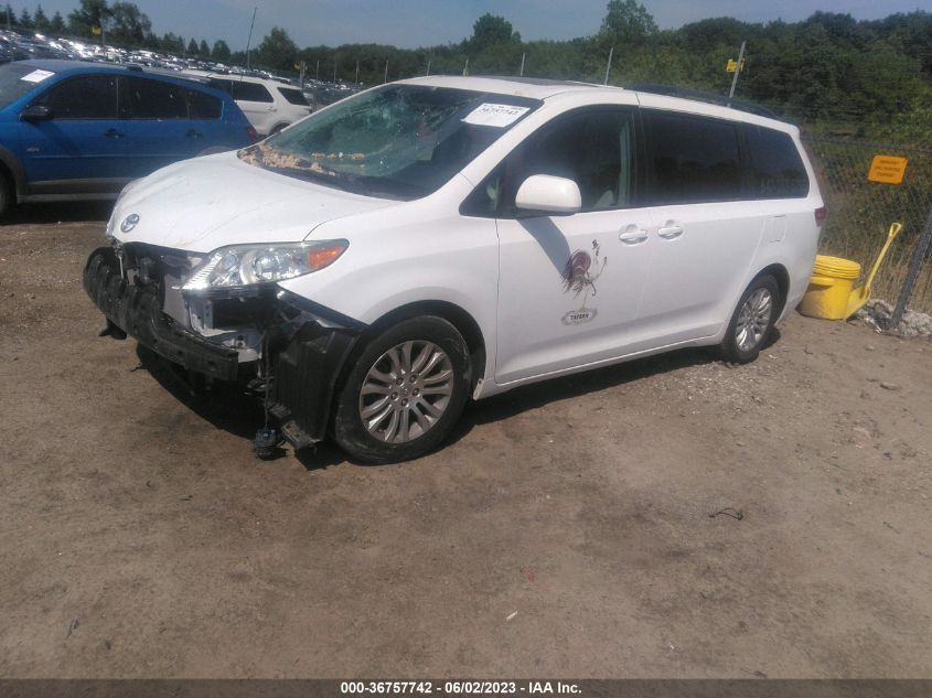 2014 TOYOTA SIENNA XLE/XLE AAS/LTD - 5TDYK3DC1ES517556