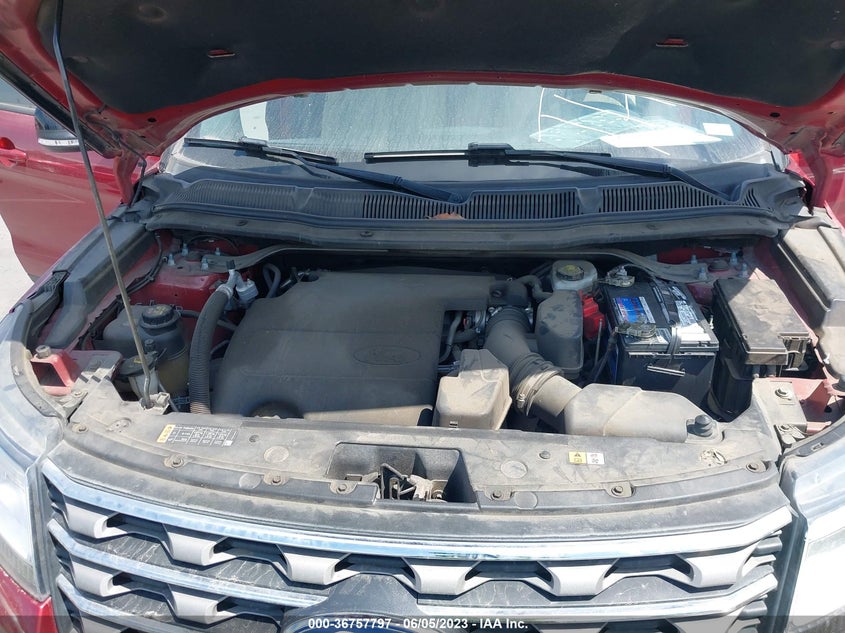 VIN 1FM5K7D85HGE13040 2017 FORD EXPLORER XLT
