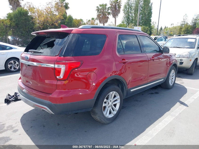 VIN 1FM5K7D85HGE13040 2017 FORD EXPLORER XLT