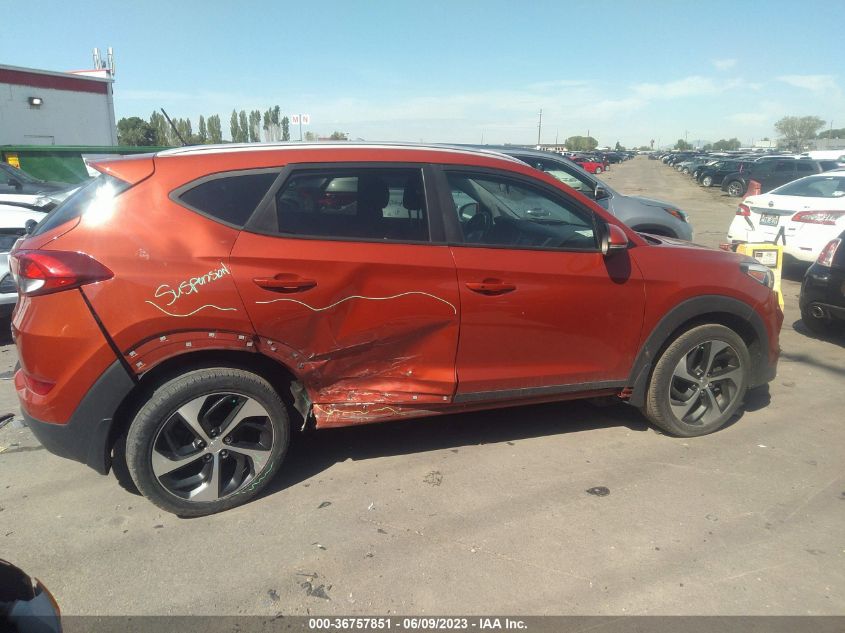2016 HYUNDAI TUCSON LIMITED/SPORT AND ECO/SE - KM8J3CA2XGU200654