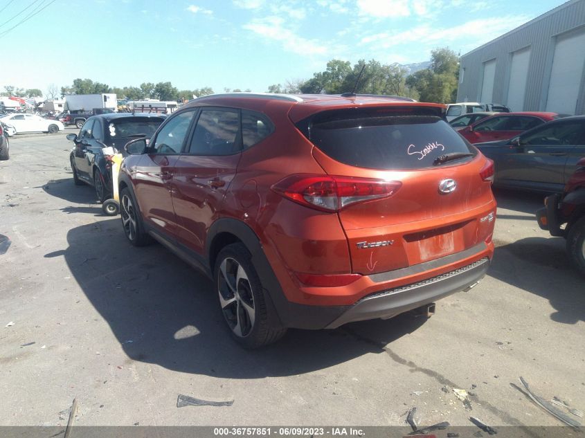 2016 HYUNDAI TUCSON LIMITED/SPORT AND ECO/SE - KM8J3CA2XGU200654