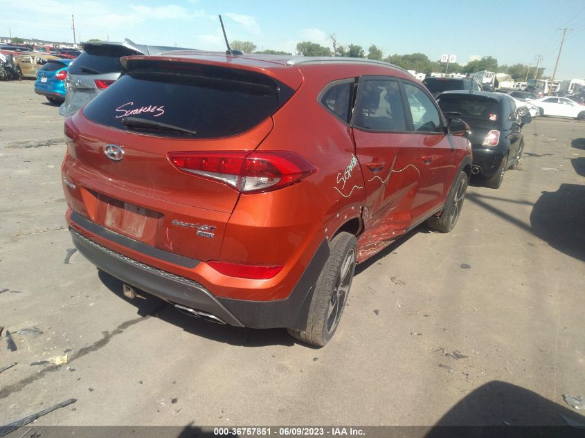 2016 HYUNDAI TUCSON LIMITED/SPORT AND ECO/SE - KM8J3CA2XGU200654