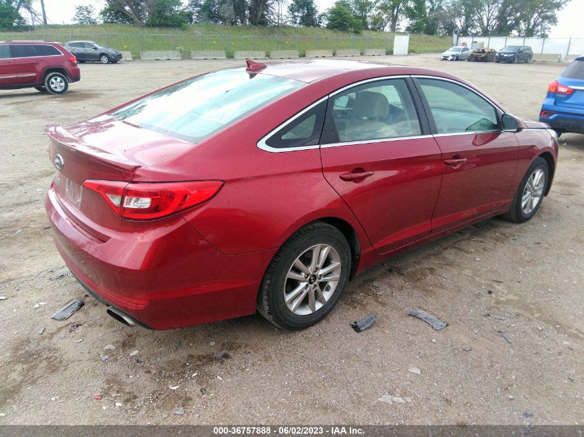 2016 HYUNDAI SONATA 2.4L SE - 5NPE24AF6GH271247