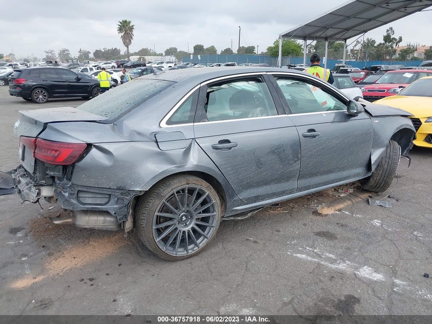 VIN WAUDNAF42KA022286 2019 AUDI A4 PREMIUM