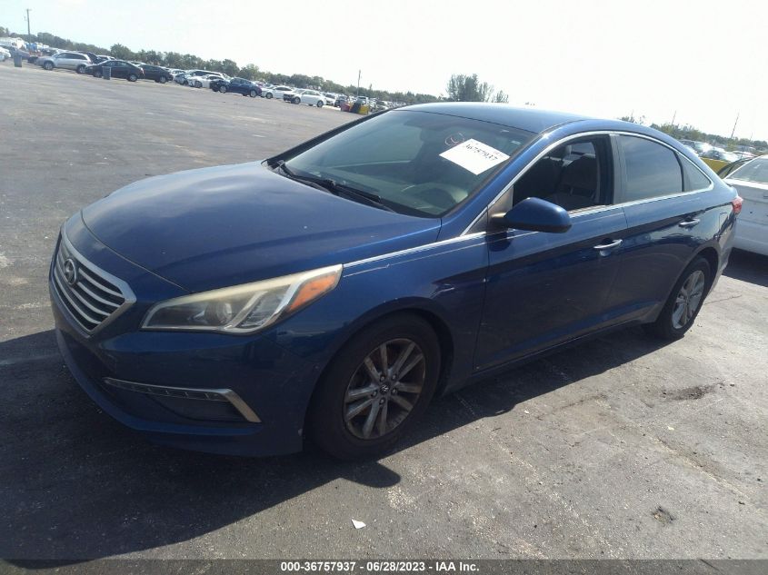 2015 HYUNDAI SONATA 2.4L SE - 5NPE24AF1FH199176