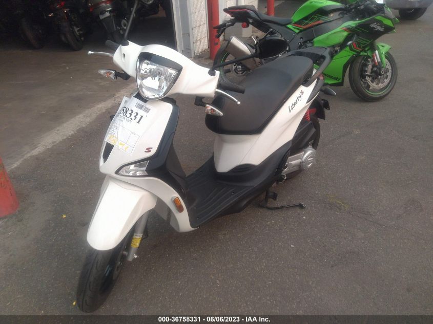 2022 PIAGGIO LIBERTY 50/50 S ZAPC546BXN7002172